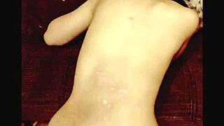 japanese slave wife punished with hot candle wax on ass