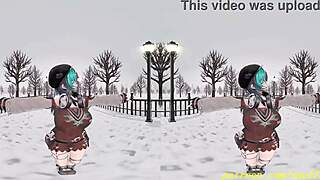 chihaya's vr180 mmd dance in 3d hololive style