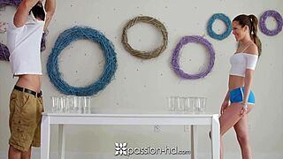 Jenna jay's pong game turns into wild blowjob fun