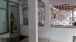 horny milf creampies delivery guy in special payment