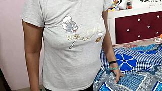 hot indian babe blackmailed into rough fuck after caught cheating