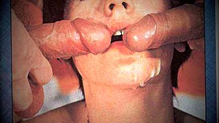 sharing my secret with two vintage cocks in one hungry mouth