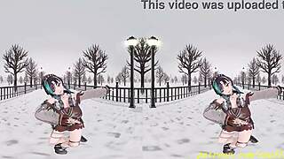 chihaya's vr180 mmd dance in 3d hololive style