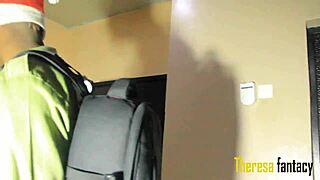 African Babe’s Wet Pussy Drilled Hard on Christmas Eve