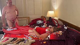 BBW milf vibes as Christmas fuck toy