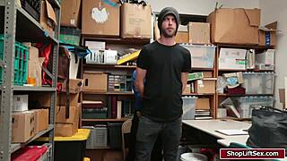 Blonde Shoplifter Craves Your Cock