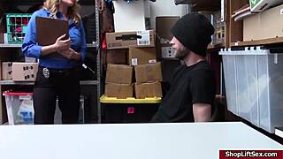 Blonde Shoplifter Craves Your Cock