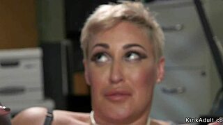 blonde milf tied up whipped by lesbian domme oh fuck