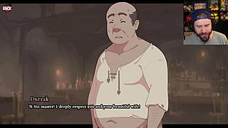 Protecting elf wife from curse unleashes forest titty handjob