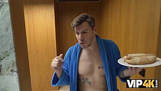 vip4k. 18+ chloe heart's tight shaved pussy rescued and fucked hard by older guy