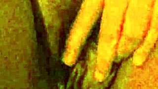 skinny babe spreads wet virgin pussy wide for hungry licking