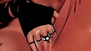 Trans Girl Rides Dildo Hard In VR Till Cum