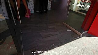 skinny big-ass tranny risks public miniskirt flash in cdmx