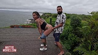 Beach swingers wet pussy orgy surprise creampie adventure