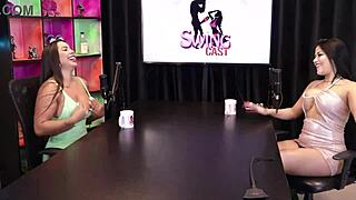 Juh Morena and Tifany Rocha's Wild Swingers Casting Fuck Fest Part 4 Sheer Red