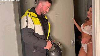 Hot Brunette Squirts Wildly While Masterfully Taking Monster Cock Deep