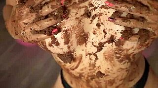 Crushing cake on perfect ass small tits babe