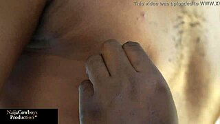 Naija cowboy BENT me over for epic squirting RIDE pounding my fat ass raw
