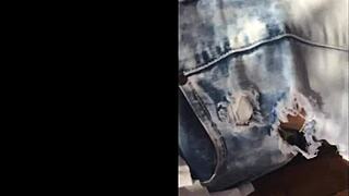 juicy blonde ass caught candid voyeur style up close