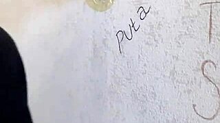 Gloryhole Surprise: Sucking Big Cock Till Cum Fills My Mouth