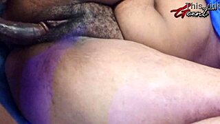 Nigerian babe screams as naughty big black cock stretches her tight juicy pussy deep