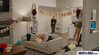 Asian Coed Lulu Chu Licks and Fingers Babysitter Electra Rayne