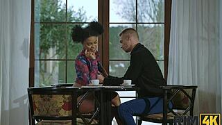 ebony goddess rimjob unleashes interracial ass licking frenzy