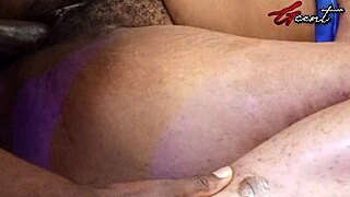 Nigerian babe screams as naughty big black cock stretches her tight juicy pussy deep