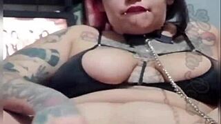 argentina's short-haired tattooed sub whore submits fully