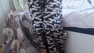 elza's nylon tights fetish drives wild domination urges