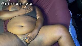 fat pussy throbs wildly while vibrating toys plunge deep