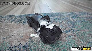 spy cam catches wild threesome with shaved pussies riding hard!