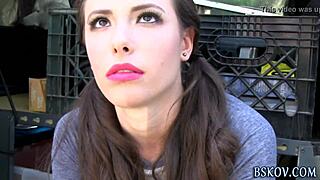 Pornstar Devours Hungry Teen Pussy Close-Up