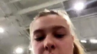 i get so thrilled fucking shaved pussy in public up close