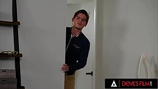 kimmy kimm caught masturbating leads to rough pounding