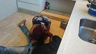 Pregnant tattooed babe takes plumber's big cock creampie