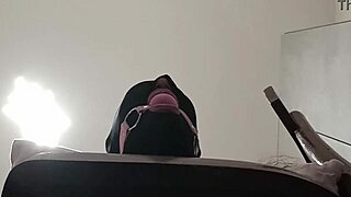 Bound Blindfolded Milf Gags on Cock Before Rough Pussy and Ass Pounding!