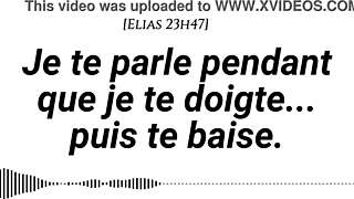 Slow teasing audio whispers voice fingers hips tender moans then hard instructions
