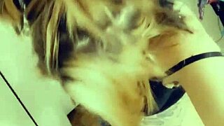 Cute Bikini Shemale Strokes Her Tiny Cock Hungrily