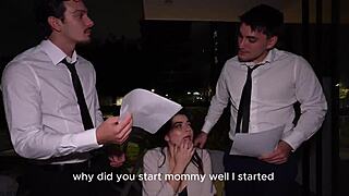 Curvy Alexa Interviews for Leiane's Double Vaginal Penetration Ep 6