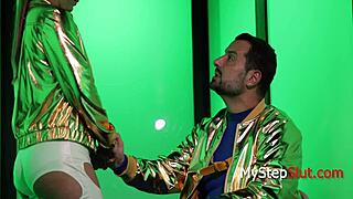 bold teen fantasy unleashes wild roleplay fucking with dominant older daddy figure