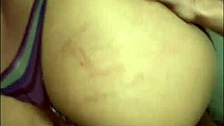 that sexy arab slut bends over in lingerie as her panties hug her tight pussy before taking a deep creampie doggystyle