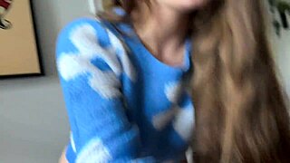 sharing my tight young pussy ride with older guy in household play