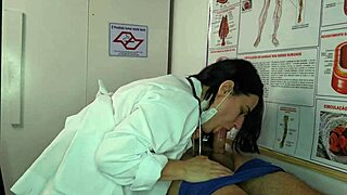 Nurse gets wildly aroused seeing patient's massive throbbing erection ready for juicy action