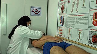 Nurse gets wildly aroused seeing patient's massive throbbing erection ready for juicy action