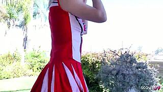 Sweet Blonde Cheerleader Daisy Lynne Tricked Into Rough Fuck By Neighbor