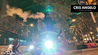 lena fire gives cris angelo raw girlfriend fuck in barcelona dorm