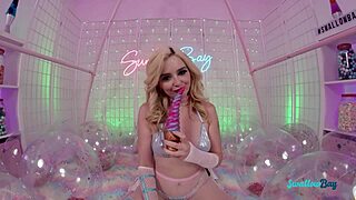 whoa this hot skinny blonde teen rides that huge cock deep in her tight shaved pussy cowgirl style