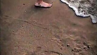 mexican beach stranger sucks huge cock in public outdoor blowjob