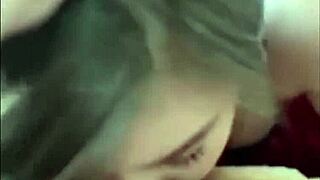 amateur lesbian couple dives into eager oral pussy licking